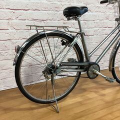  【大人用】整備済中古自転車 ミヤタ 26型ステンマックス  銀色 <自転車のオオムラ 静岡店>の画像