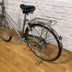  【大人用】整備済中古自転車 ミヤタ 26型ステンマックス  銀色 <自転車のオオムラ 静岡店>の画像