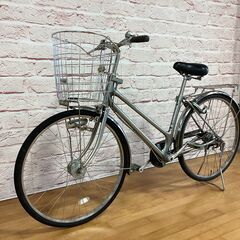  【大人用】整備済中古自転車 ミヤタ 26型ステンマックス  銀色 <自転車のオオムラ 静岡店>の画像