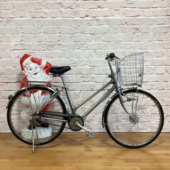  【大人用】整備済中古自転車 ミヤタ 26型ステンマックス  銀...