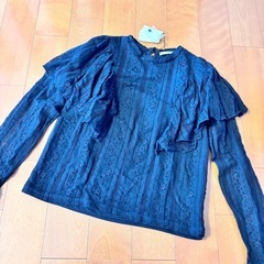 SLY　RUFFLE LACE STAND TOPSの画像