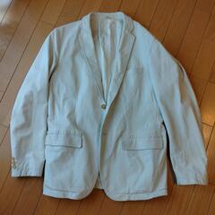 Paul Smith　ホワイトレザージャケット　XL