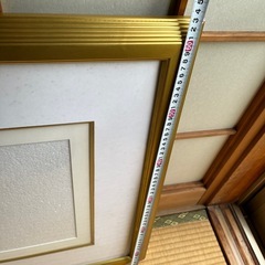 金色の額縁 　62✖️72　の画像