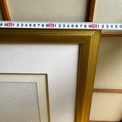 金色の額縁 　62✖️72　の画像