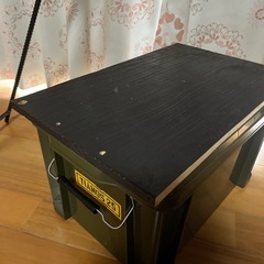 中古品キャンプ用ラック&収納箱の画像