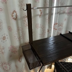 中古品キャンプ用ラック&収納箱の画像