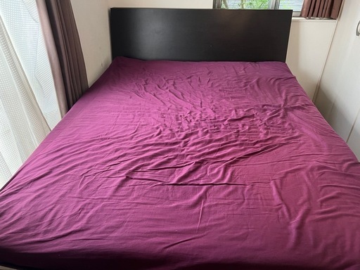 最終値下げお取引日指定IKEAダブルベッドフレーム引き出し付き詳細はコメントに