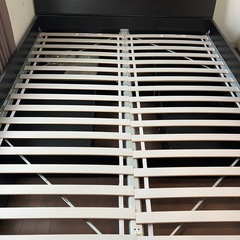 最終値下げお取引日指定IKEAダブルベッドフレーム引き出し付き詳細はコメントにの画像