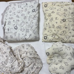 お昼寝布団セットおねしょシーツ付き（9点セット）の画像