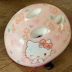 ハローキティ 子ども用ヘルメット ピンク