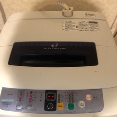 洗濯機ハイアール　足代2000円差し上げますの画像