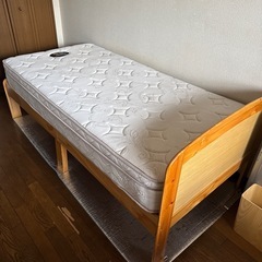 ベッドフレーム マットレス付き