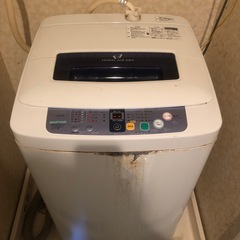 洗濯機ハイアール　足代2000円差し上げますの画像