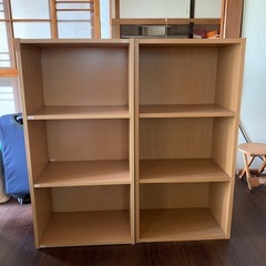 【商談中】
カラーボックス2個セット