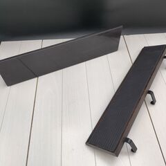 (B-2504IN29)◆タナデコ&デコフック◆ブラウン◆収納棚◆吸盤＆強力磁石◆2点◆の画像