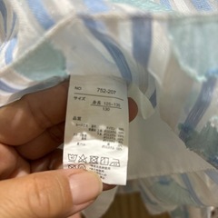 お値下げ！130cm夏用ワンピースの画像