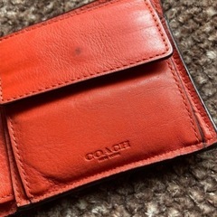 【coach 】コーチ　二つ折り財布の画像