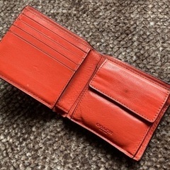【coach 】コーチ　二つ折り財布の画像