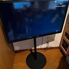シャープ　40型テレビ、イコールズテレビスタンド