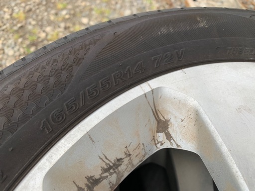 タイヤホイール　ブリヂストン　REGNO 165/55R14