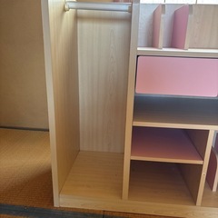 ランドセルラック（ピンク）の画像
