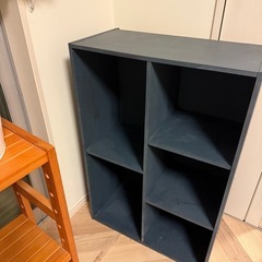 ネイビー　棚　木製ラック
