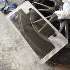 ナンバーカバー　当時物の画像