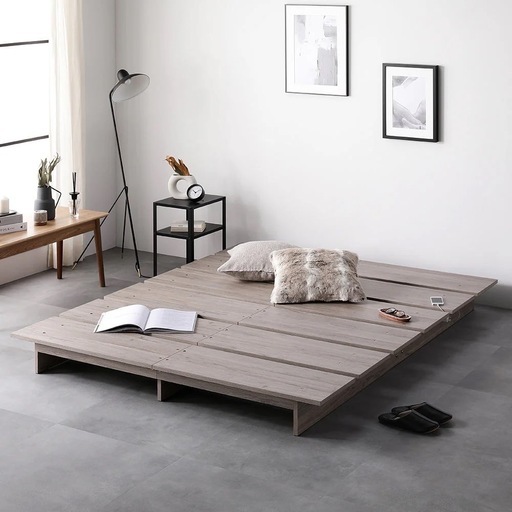 セミダブルベッドセット　フレーム＋マットレス