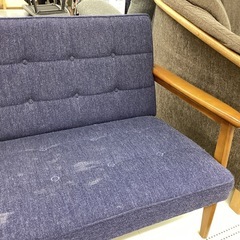 取りに来られる方限定！！】カリモク60 2人掛けソファー