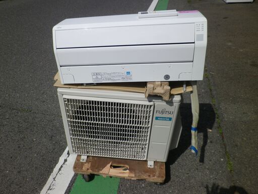 お取引中◆FUJITSU/富士通　　6～8畳用エアコン　nocria　AS-C22H-W　音声アナウンス機能　2019年