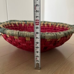 商品No.13 :スイカの手編みカゴ　メキシコで購入　の画像