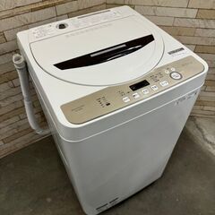 【美品】大阪送料無料★3か月保障付き★洗濯機★シャープ★6kg★...