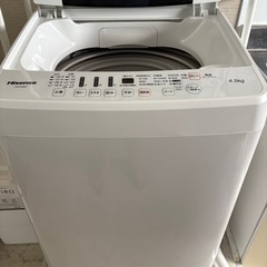 【受け渡し予定者決定】半額12000→6000 Hisense 洗濯機　美品の画像