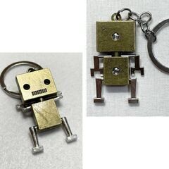 ロボットキーホルダー（新品）ブロンズの画像