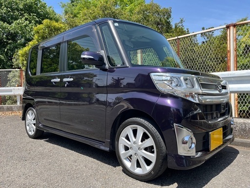 416】平成26年 タント ｶｽﾀﾑRS SA LA610S パープル走行24.6万キロ 車検9  