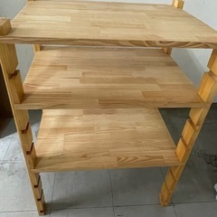 収納用★木製3段ラック