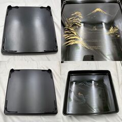 【❗️✨️漆器お膳セット✨️❗️】約30×30cm 正方形 御膳...