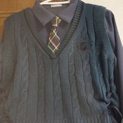 ミニ丈ワンピース学生服ぽいの画像