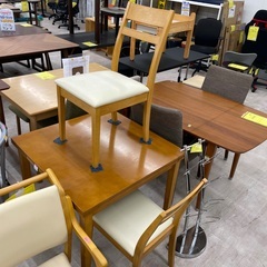 伸縮式ダイニング3点セット
