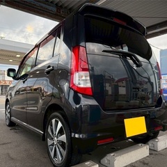 Bluetooth対応SDナビ付き☆快適なターボ車☆月々9千円〜分割払い可‼️ 車検2年付き！【名義変更代込み】☆スズキ ワゴンRスティングレー☆Bluetooth対応ナビ付き☆走行中DVD見れます☆ステアリングスイッチ付き☆プッシュスタート☆ドライブレコーダー付きのフル装備☆純正アルミ☆事故修復歴無し☆そのまま乗って帰れます！の画像