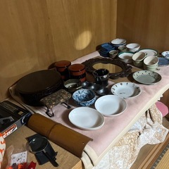 11日お取引可_グラス、お皿、花瓶、茶碗、植木鉢など色々 