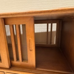 蝿帳/蠅帳 両面開き 引き出し付き 棚/食器棚 家具 (まいまい