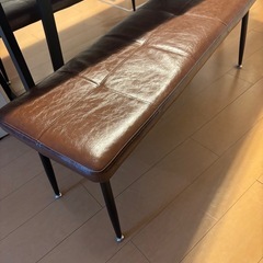 【急募⭐️】ベンチ　ダイニングチェア2脚セット 