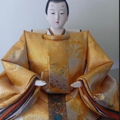 京雛親王平飾り(雛人形)の画像