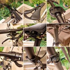 20万円新品Birdy型　折りたたみフォールディングバイク自転車の画像