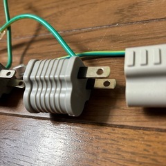 3P→2P変換アダプタ　三口変換　5個の画像