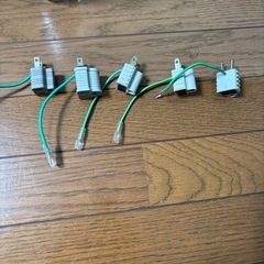 3P→2P変換アダプタ　三口変換　5個