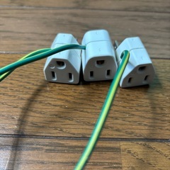 3P→2P変換アダプタ　3個　　の画像