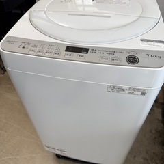 2023年　シャープ　洗濯機　7kg 