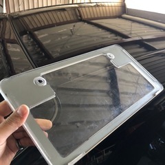 ナンバーカバー　当時物の画像